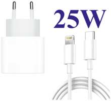 JAGUAR`S GRIP Зарядное устройство 25W для iPhone/iPad/AirPods, быстрая зарядка 25Вт, кабель Lightning 1м