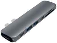 USB-концентратор Satechi Aluminum Type-C Pro Hub Adapter, разъемов: 4, space