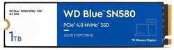 Накопитель SSD M.2 PCIe NVMe 4.0 x4 1000Гб Western Digital SN580 ( Wds100t3b0e )