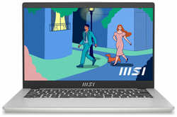 MSI Ультрабук MSI Modern 14 C12MO-690RU Core i3 1215U 8Gb SSD256Gb Intel UHD Graphics 14″ IPS FHD (1920x1080) Windows 11 Professional WiFi BT Cam (9S7-14J111-690) 9S7-14J111-690
