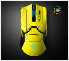 Беспроводная игровая мышь Razer Cyberpunk 2077, желтая
