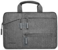 Сумка Satechi Water-Resistant Laptop Carrying Case with Pockets 15″ gray