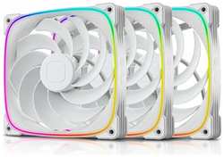 Комплект вентиляторов (3 шт.) Geometric Future Squama 2503RW-14 Reverse (1F2503R314100) / 140mm, PWM, 2100 RPM, 71.80 CFM, 34.0 dBA, 5V ARGB