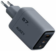 Сетевое зарядное устройство Aukey Comet Mix, 67 Вт, 2C+A, (PA-C3)