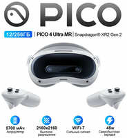 Очки виртуальной реальности PICO 4 Ultra,12/256ГБ, CN, MR Mixed Reality all-in-one machine, 90Гц, Wi-Fi 7