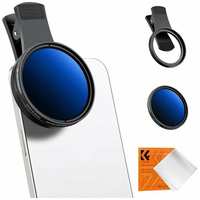 ND фильтр с креплением для телефона K&F Concept Nano-K Variable ND2-ND400 HMC 52mm