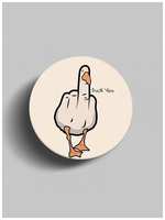 CRONAX Попсокет - держатель для телефона ″Гусь DuckYou″, подставка универсальная, матовый, пластик