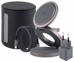 Беспроводное зарядное устройство Magssory, для iPhone/AirPods/Apple Watch, MagSafe, черное