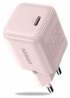 Сетевая зарядка UGREEN X512 (55556) Mini 20W разъем USB-C GaN розовая
