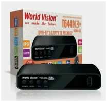 World Vision DVB-T2 приставка, цифровой приемник, ресивер Т644М3+ с внешним блоком питания