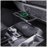 BONOLA Автомобильное беспроводное зарядное устройство для iPhone 15/14/13/12 и Samsung, быстрая зарядка мощностью 15 Вт