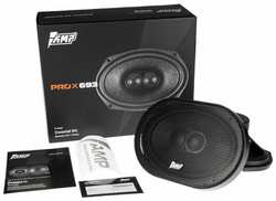 Акустика коаксиальная AMP PRO X 693 / Колонки автомобильные овалы 6х9 / Комплект 2 динамика