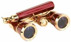 Бинокль Veber Opera БГЦ 3x25 лорнет /золотой