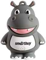 Флешка SmartBuy Wild Series Hippo 32 ГБ, 1 шт., серый