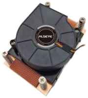 Кулер для процессора ALSEYE ASASP3-A0HC1U-JYP31, медный / черный