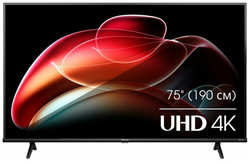 HISENSE Телевизор LED Hisense 75″ 75A6K 4K Ultra HD 60Hz DVB-T DVB-T2 DVB-C DVB-S DVB-S2 USB WiFi Smart TV