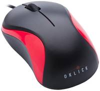 Мышь OKLICK 115S, black / red