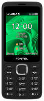 Телефон Fontel FP280, 2 micro SIM, черный