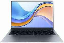 Ноутбук HONOR MagicBook X 16 BRN-F56 (Intel Core i5 12450H / 16″ / 1920x1080 / 16GB / 512GB SSD / Intel UHD Graphics / Win 11 Home) 5301AHHT, Gray