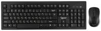 Комплект клавиатура + мышь Gembird KBS-8002 Black USB, черный, английская / русская