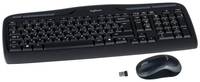 Комплект клавиатура + мышь Logitech Wireless Combo MK330, черный, английская / русская