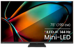 Телевизор LED Hisense 75″ 75U8KQ 4K Ultra HD 120Hz DVB-T DVB-T2 DVB-C DVB-S DVB-S2 USB WiFi Smart TV