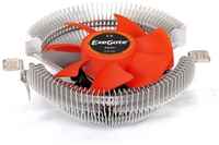 Кулер для процессора ExeGate EE80, серебристый / оранжевый