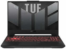 Игровой ноутбук ASUS TUF Gaming F15 FX507ZU4-LP050, 15.6″ (1920x1080) IPS 144Гц/Intel Core i7-12700H/8ГБ DDR5/512ГБ SSD/GeForce RTX 4050 6ГБ/Без ОС, (90NR0FG7-M008L0)