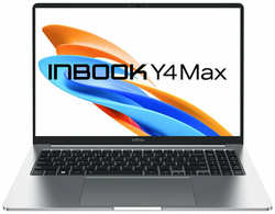 Ноутбук Infinix Inbook Y4 Max YL613, 16″ (1920x1200) IPS / Intel Core i5-1335U / 8ГБ LPDDR4X / 512ГБ SSD / Iris Xe Graphics / Без ОС, серебристый (71008301771)