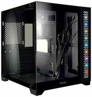 Ginzzu корпус V580 RGB подсветка, закаленное стекло 1 USB 3.0,1 USB 2.0, AU ATX