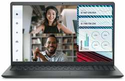 Ноутбук Dell Vostro 3520, 15.6″, VA, Intel Core i3 1215U, DDR4 16ГБ, SSD 512ГБ, Intel UHD Graphics, черный (3520-3650)