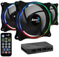 Комплект вентиляторов AeroCool Eclipse 12 Pro, черный / ARGB