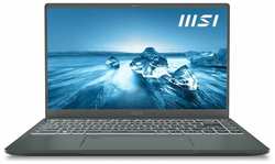 Ноутбук MSI Prestige 14 Evo A12M-054, 14″ FullHD (1920x1080) IPS / Intel Core i7-1280P 1.8 ГГц, 14 ядер / 32 ГБ LPDDR4X 4266 МГц / 1 ТБ SSD / Intel Iris Xe Graphics / Windows 11 Home, серый (9S7-14C612-054)