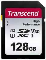 Карта памяти Transcend SDXC 64 ГБ Class 10, V30, A2, UHS-I U3, R / W 100 / 85 МБ / с, черный