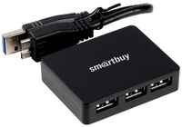 USB 3.0 Хаб Smartbuy 6000, 4 порта, (SBHA-6000-K)