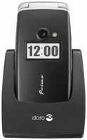 IVS Телефон Doro Primo 413, 1 micro SIM, черный / серебристый