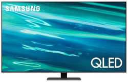 75″ Телевизор Samsung QE75Q80AAU 2021, черный