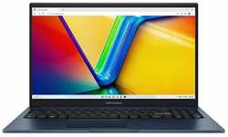 Ноутбук ASUS VivoBook X1504ZA-BQ585W, 15.6″, IPS, Intel Core i3 1215U 1.2ГГц, 6-ядерный, 8ГБ 256ГБ SSD, Intel UHD Graphics , Windows 11 Home, синий (90nb1021-m00w00)