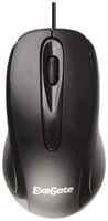 Мышь ExeGate SH-9026, черный / серебристый