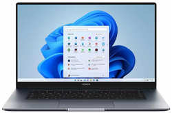 Ноутбук Honor MagicBook 15, 15.6″, IPS, AMD Ryzen 5 5500U 2.1ГГц, 6-ядерный, 8ГБ DDR4, 512ГБ SSD, AMD Radeon , без операционной системы, серый (5301afvt)