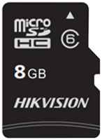 Hikvision Флеш карта microSDHC 8GB Hikvision HS-TF-C1(STD) / 8G / ZAZ01X00 / OD (без SD адаптера) R / W Speed 90 / 12MB / s
