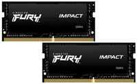 Оперативная память Kingston FURY Impact 16 ГБ (8 ГБ x 2 шт.) DDR4 2666 МГц SODIMM CL15 KF426S15IBK2 / 16