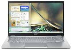 Ноутбук Acer Swift 3 SF314-512-55DD NX. K0FER.003, 14″, IPS, Intel Core i5 1240P 1.7ГГц, 12-ядерный, 16ГБ LPDDR4x, 512ГБ SSD, Intel Iris Xe graphics, Windows 11 Home, серебристый