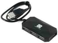 Разветвитель USB 5Bites HB24-207BK хаб - концентратор 4 порта USB2.0 кабель 0.6м