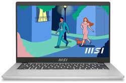 Ноутбук MSI Modern 14 C12M-239RU, 14″ (1920x1080) IPS / Intel Core i5-1235U / 8ГБ DDR4 / 512ГБ SSD / Iris Xe Graphics / Win 11 Home, серебристый (9S7-14J111-239)