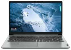 Ноутбук 15.6″ FHD LENOVO IdeaPad 1 grey (Core i5 1235U / 8Gb / 256Gb SSD / VGA int / noOS) (82QD00ASRK)