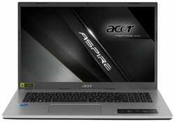 Ноутбук Acer A317-54-572Z Aspire 17.3 FHD IPS/Intel Core i5-1235U/16GB/512GB SSD/Integrated/WiFi/BT/noOS/SILVER/2,3kg