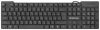 Клавиатура Defender OfficeMate HB-260 RU Black USB черный, английская (QWERTZ), 1 шт