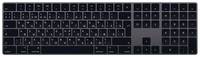 Беспроводная клавиатура Apple Magic Keyboard with Numeric Keypad серебристый, английская / русская (ISO), 1 шт