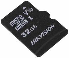 Флеш карта microSDHC 32GB Hikvision HS-TF-C1(STD)/32G/Adapter (с SD адаптером) R/W Speed 92/20MB/s , V10